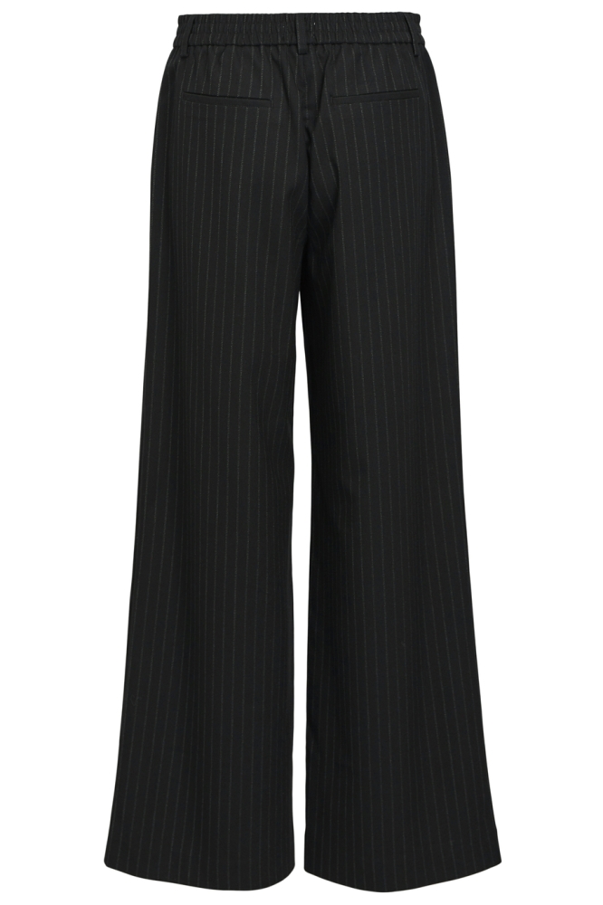 OBJLISA WIDE PANT AOP NOOS 23040544 BLACK/GREY